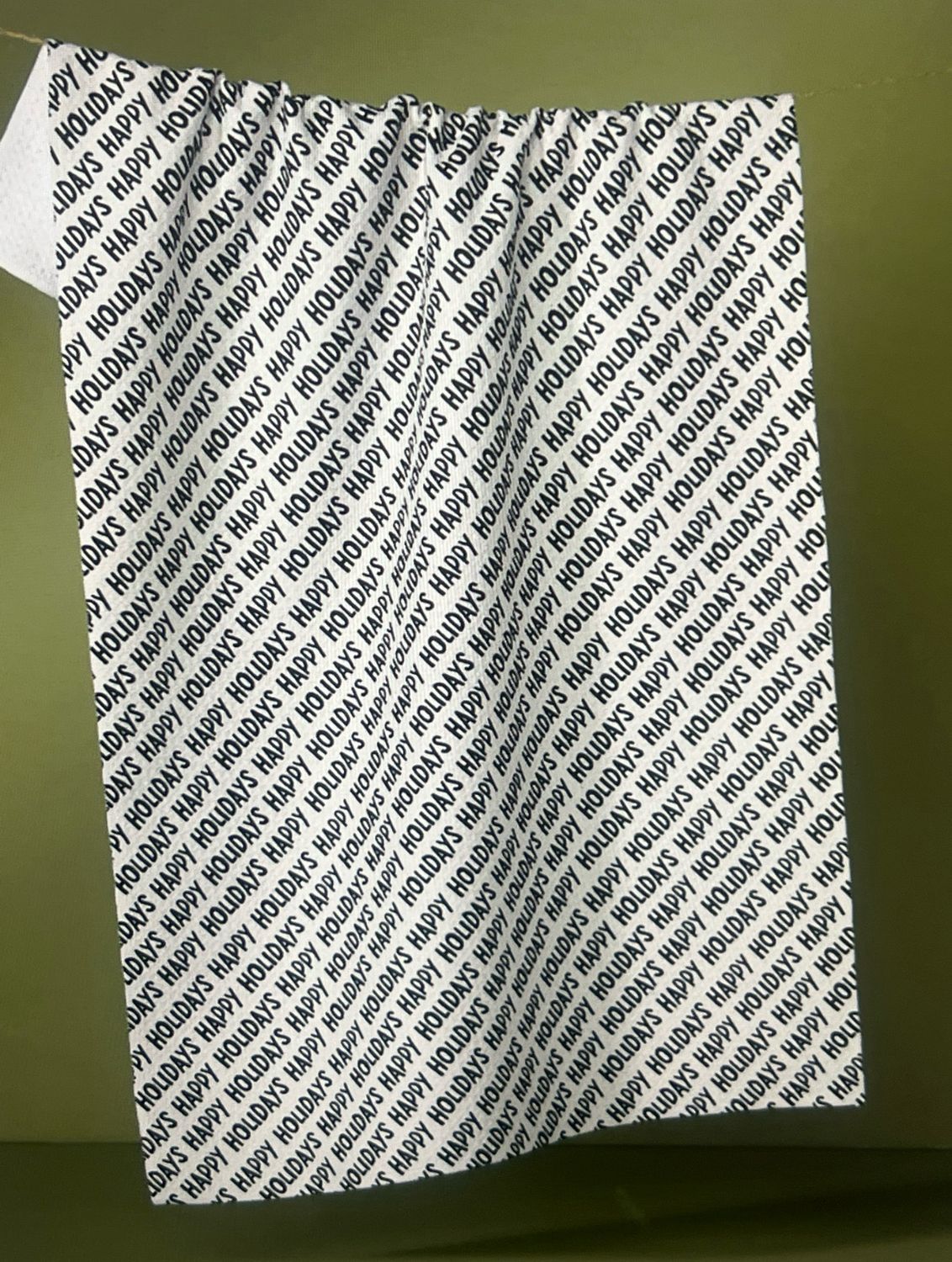 GEOMETRY Holiday Tea Towel