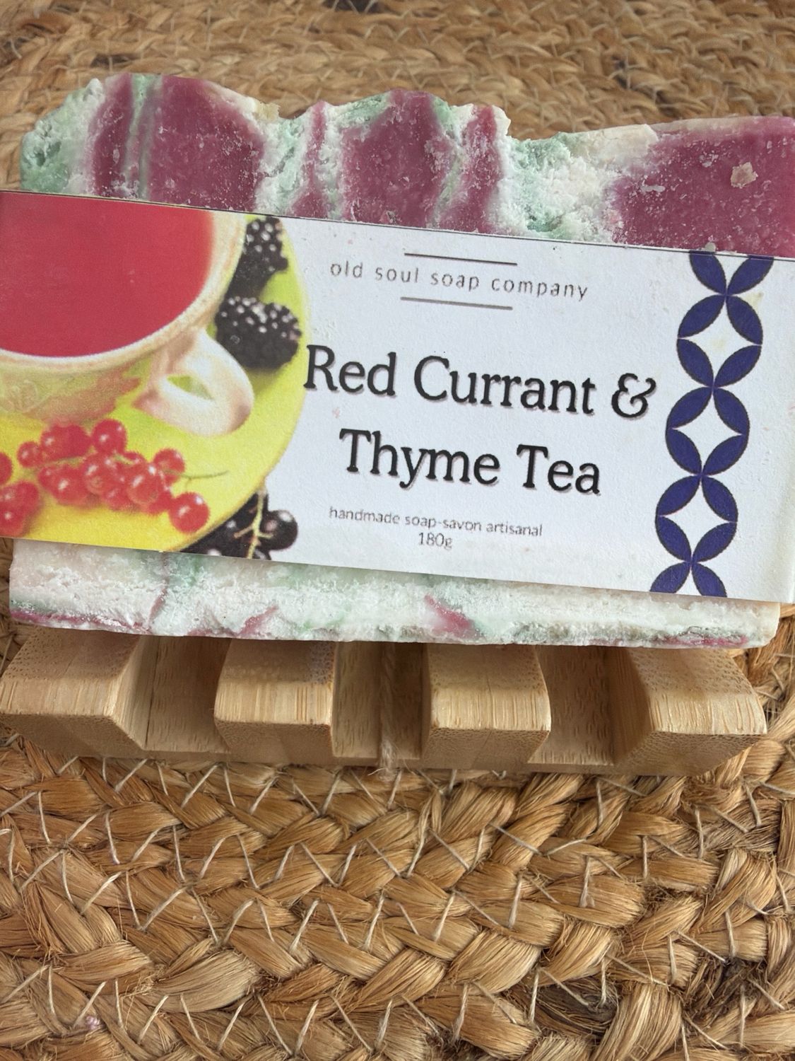 Old Soul Red Currant &amp; Thyme Tea Soap