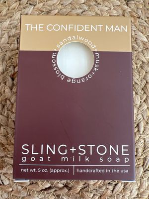 Manly Sandalwood Musk & Orange Soap