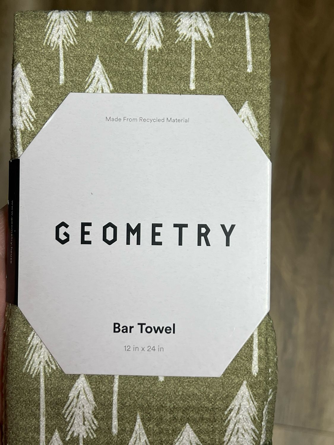 Geometry Bar Towel
