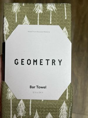 Geometry Bar Towel