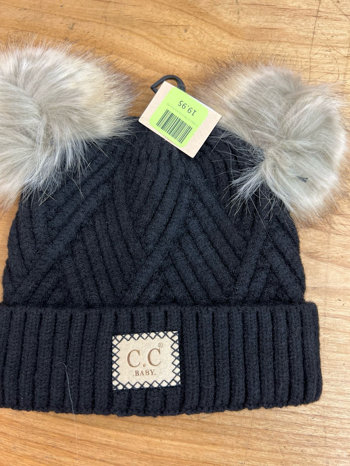 CC Baby LG Patch Double Pom Hat