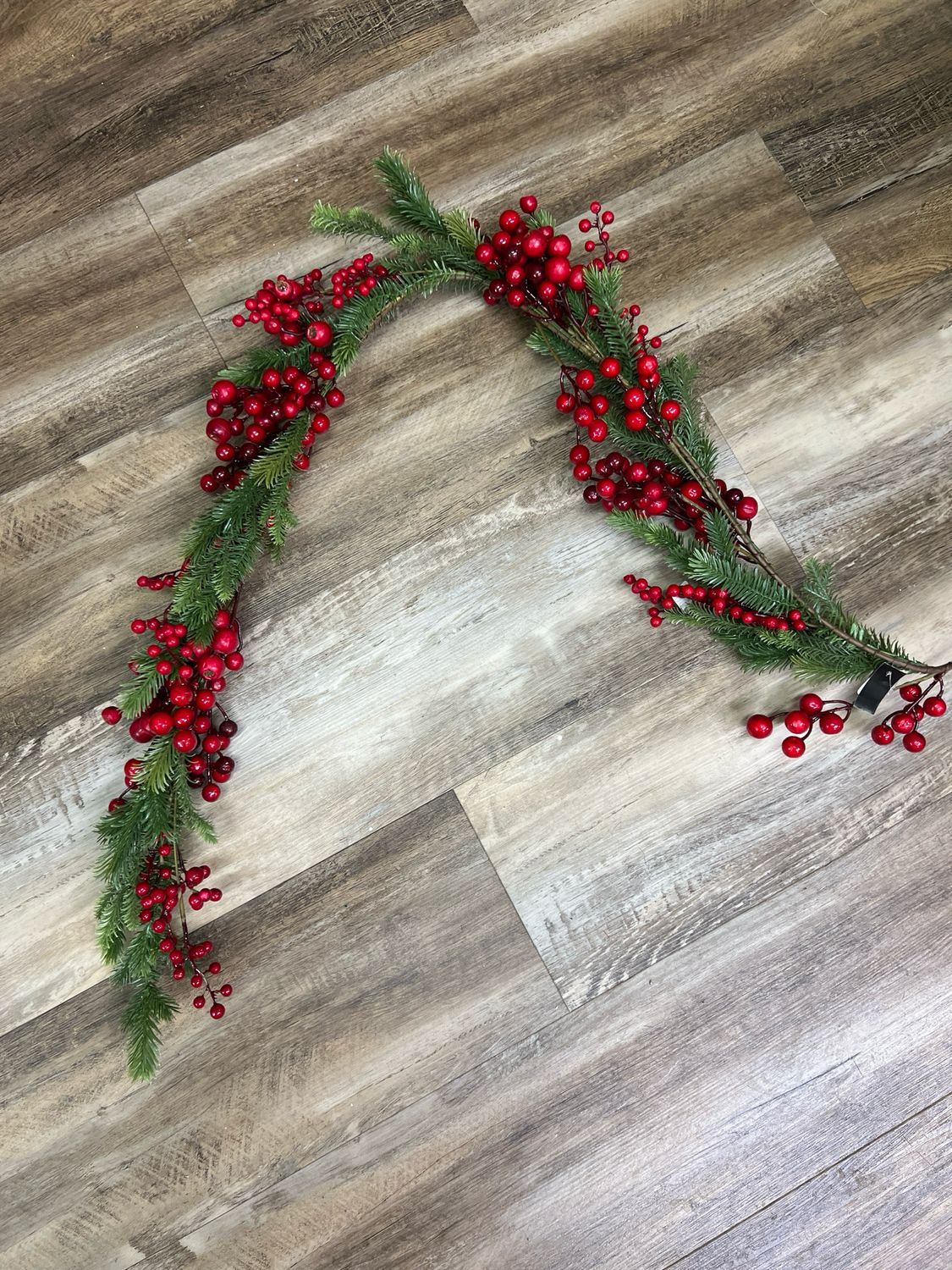 60" Pine & Red Berry Garland 60" Pine & Red Berry Garland