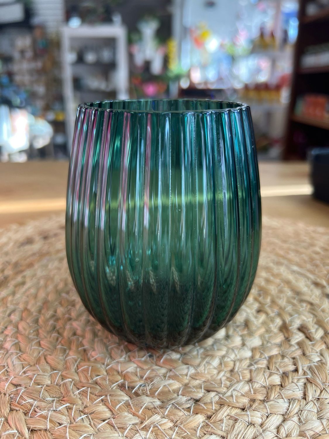 Gramercy Fluted Stemless Wine Gramercy Fluted Stemless Wine