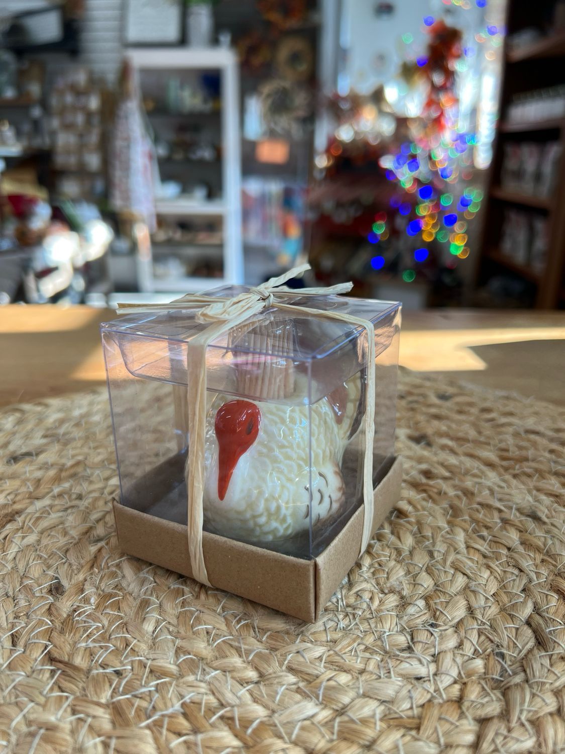 Ceramic Turkey Toothpick Holder Set
