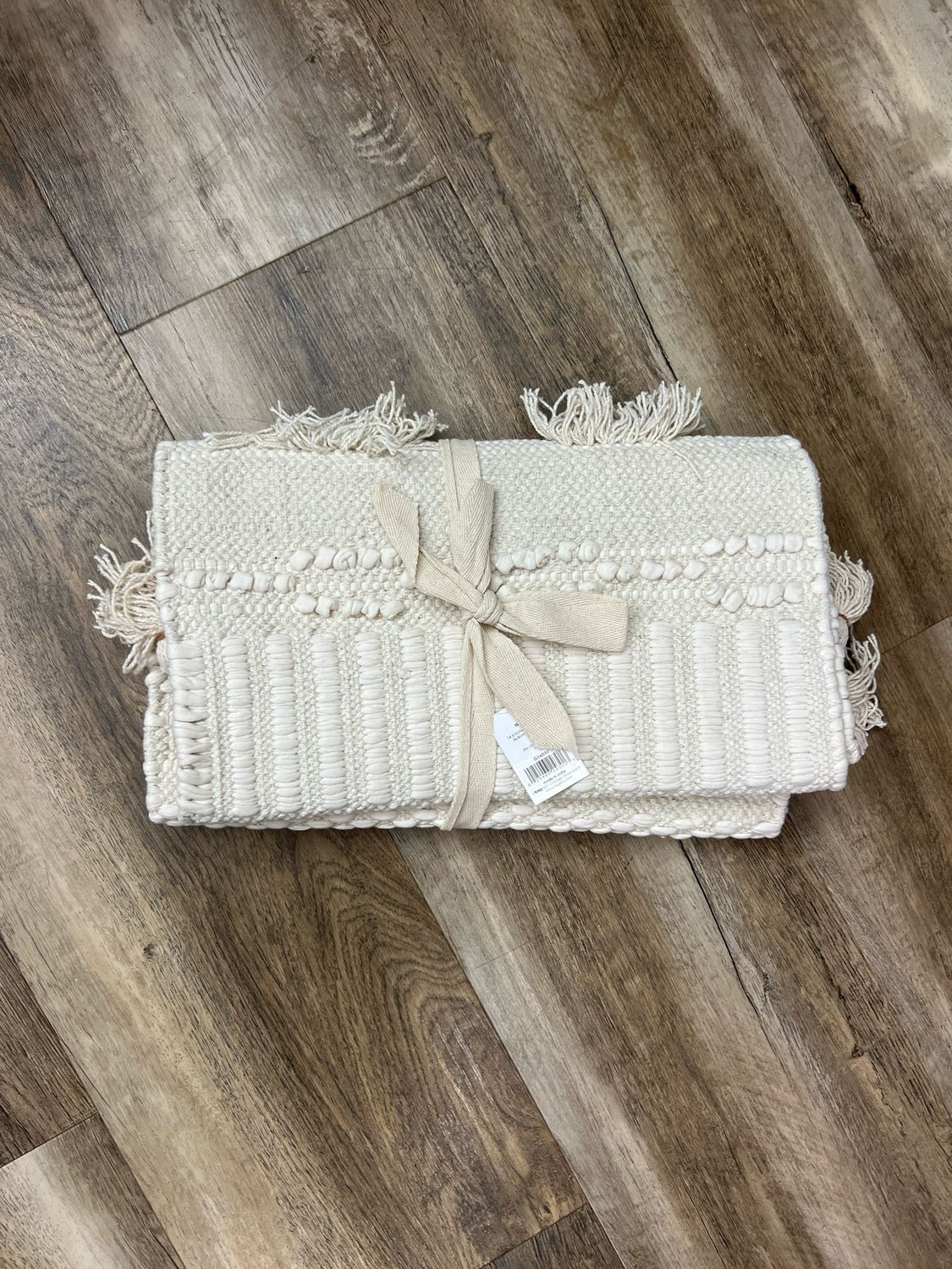 Bianca Tufted &amp; Tasseled Runner