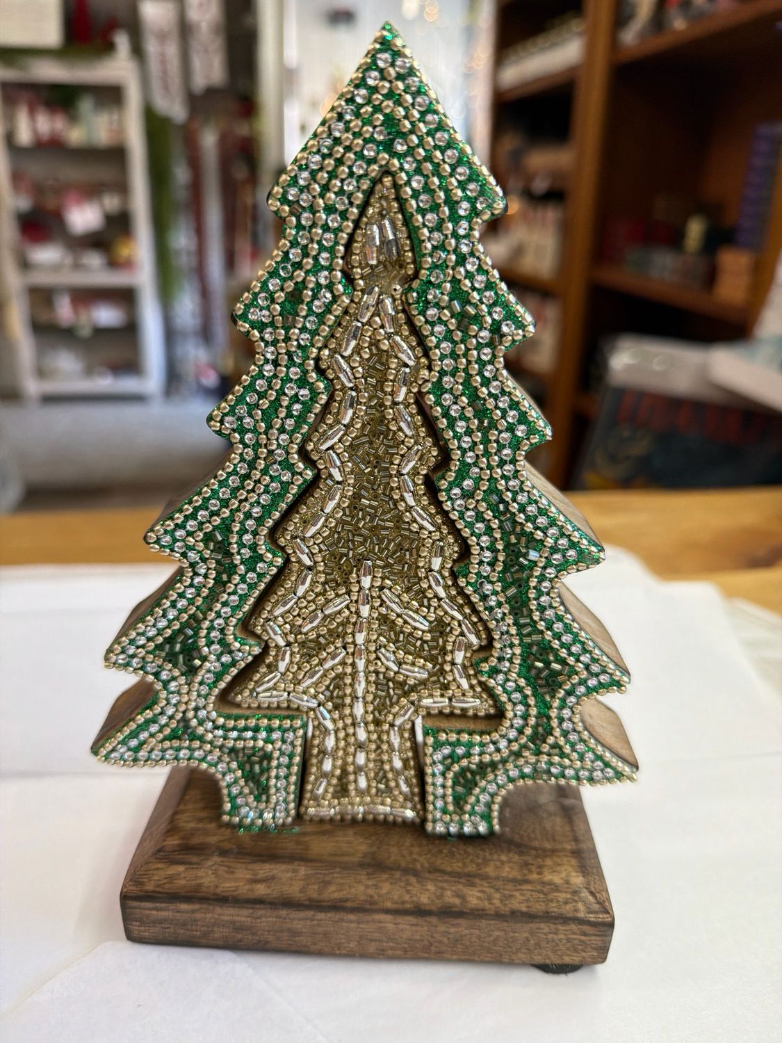 Beaded & Nested Tree Decor Beaded & Nested Tree Decor