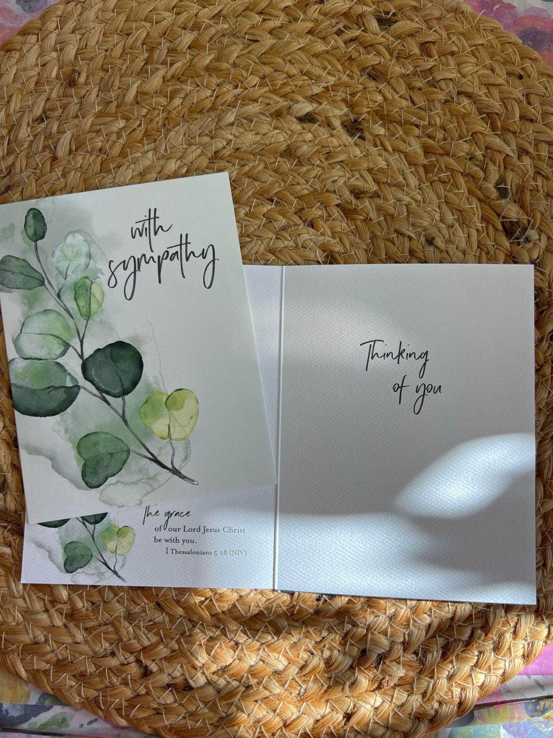 Scripture Sympathy Card Scripture Sympathy Card