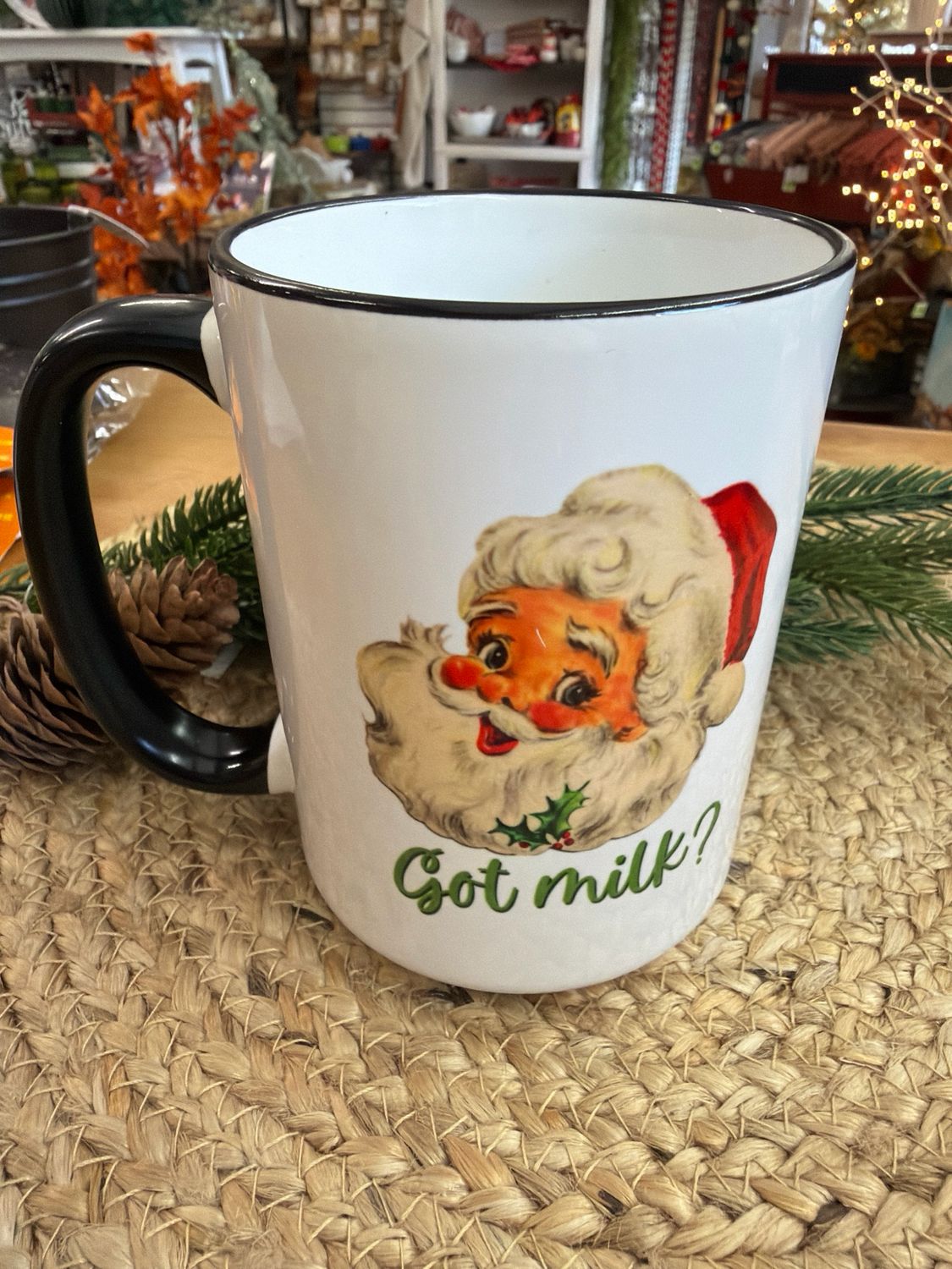 Santa Got Milk Mug