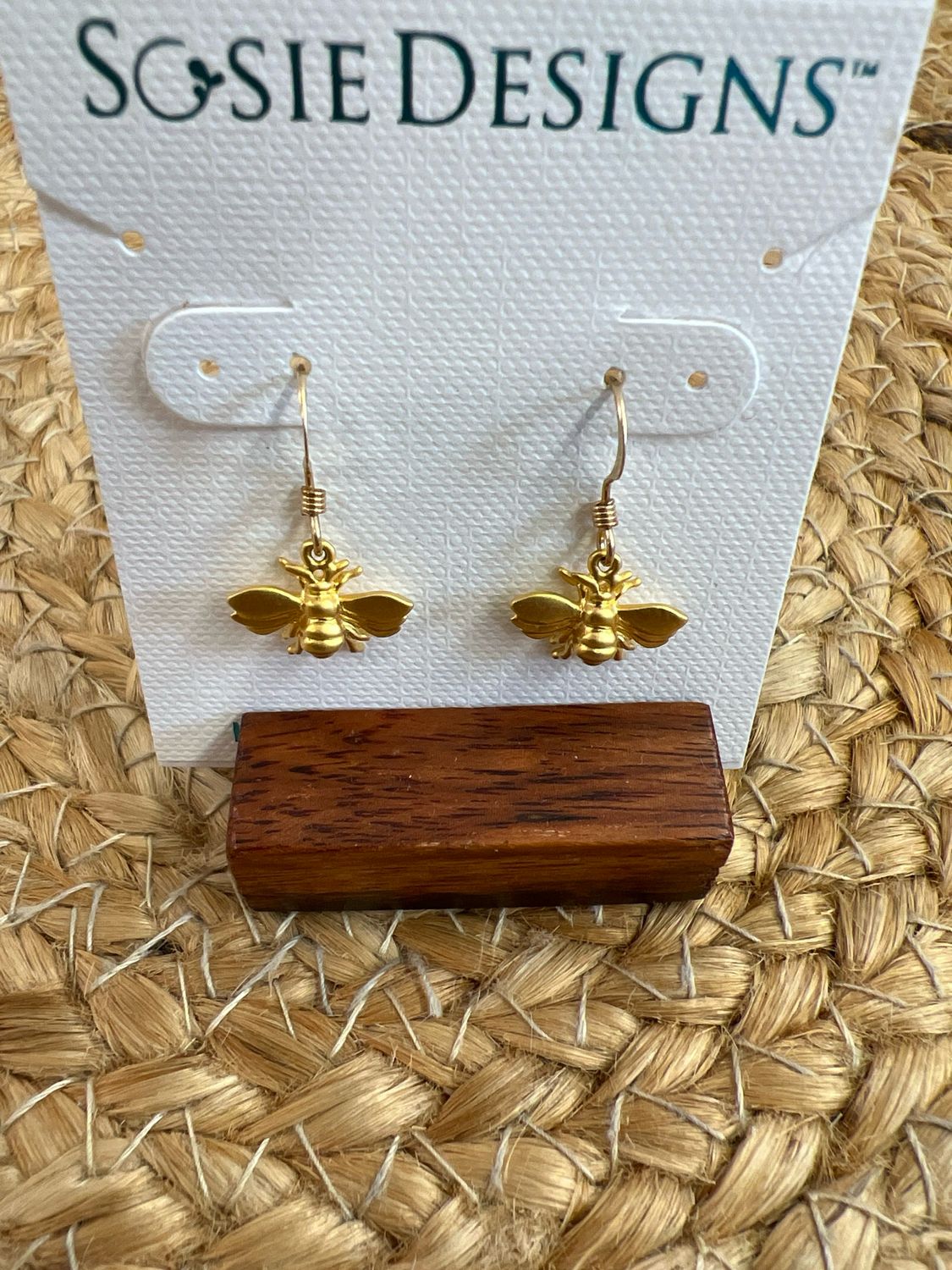 Gold Filled Bumble Bee Earrings Gold Filled Bumble Bee Earrings