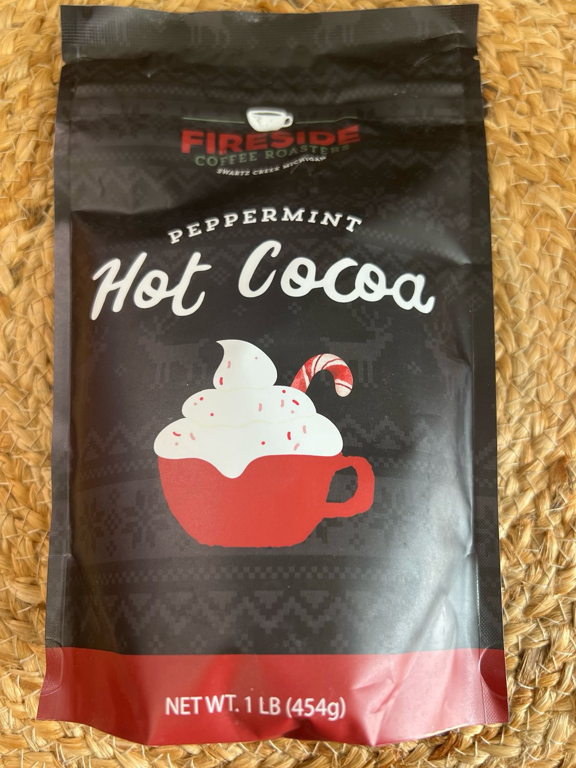Fireside Holiday Peppermint Cocoa 1 LB Bag