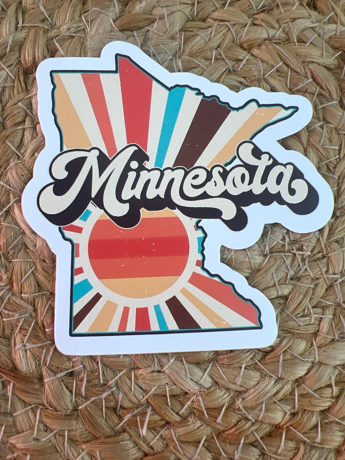 Minnesota Retro Sticker Minnesota Retro Sticker