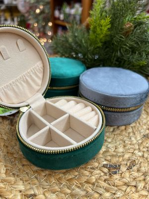Velvet Jewelry Travel Case