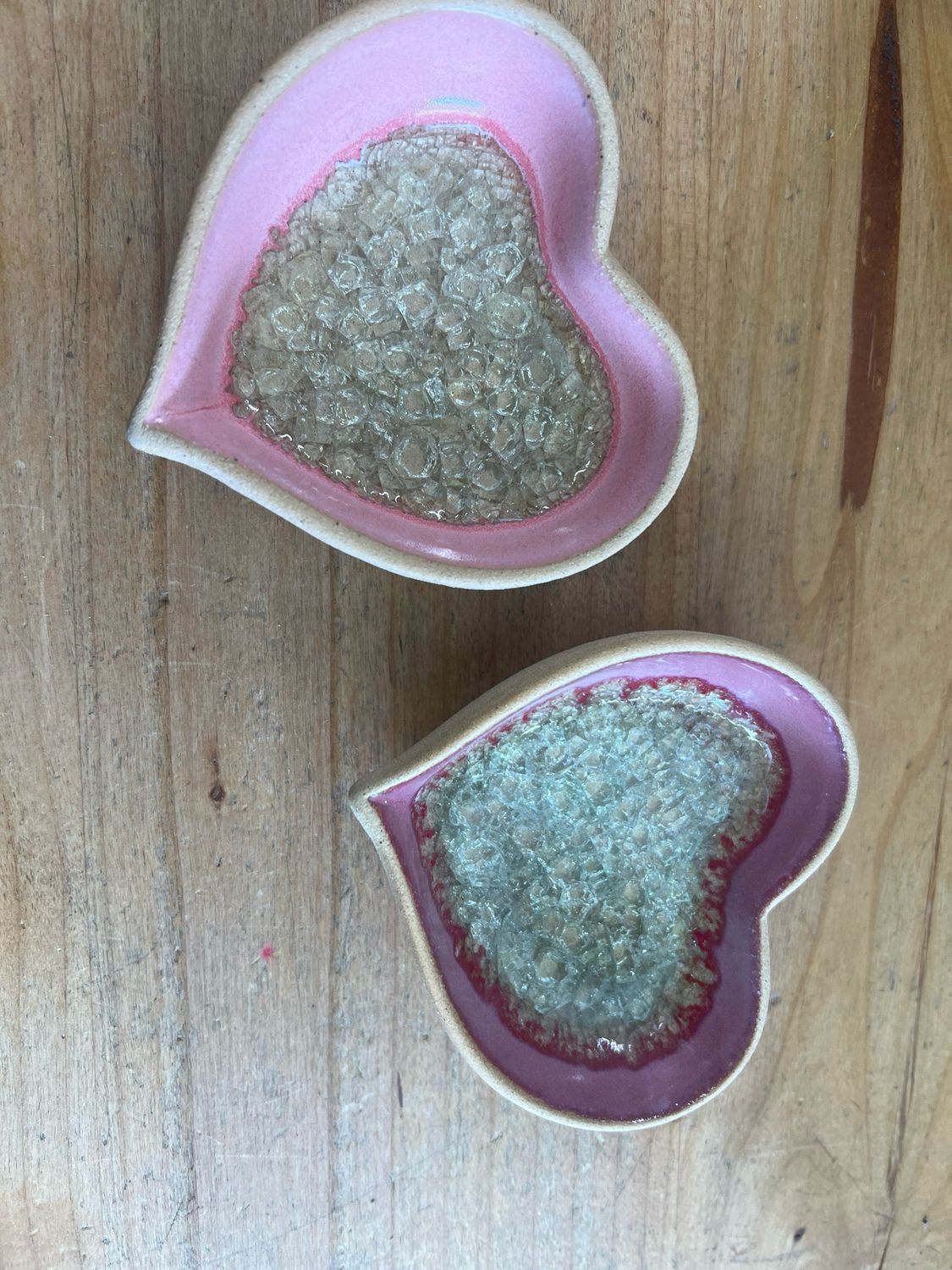 Stoneware Heart Shaped Trinket Dish Stoneware Heart Shaped Trinket Dish