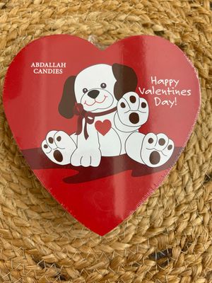 Abdallah 4oz Puppy Dog Heart Box Abdallah 4oz Puppy Dog Heart Box