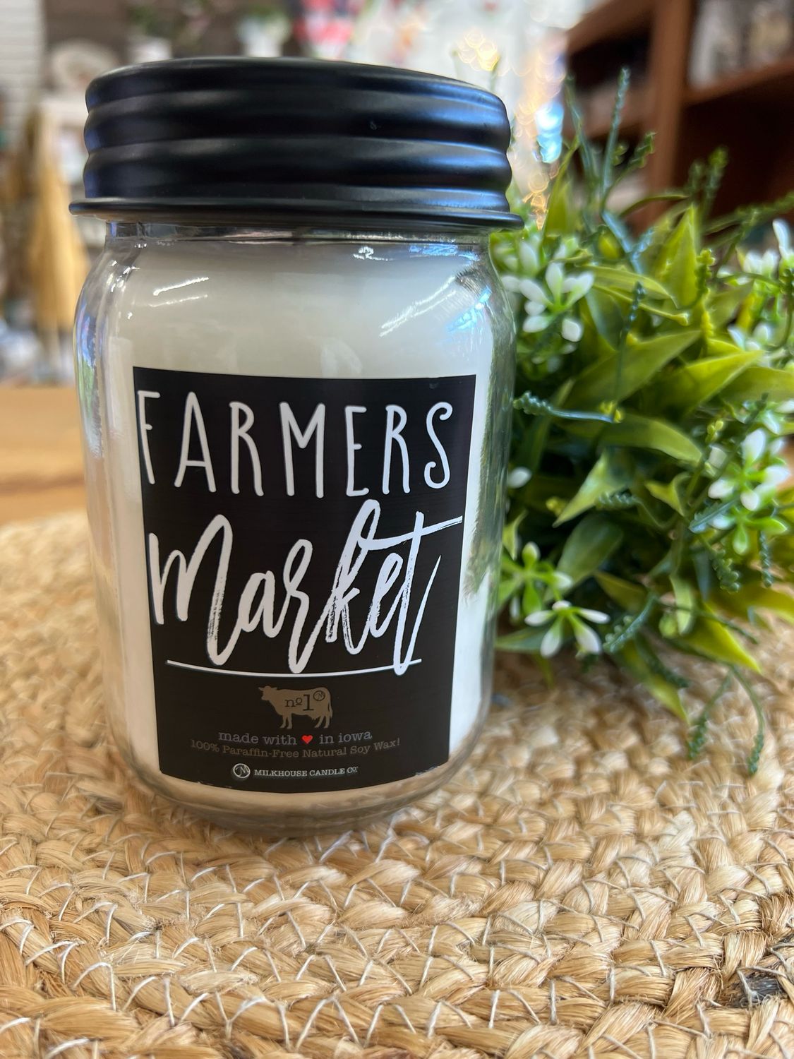 Milkhouse 13oz Mason Jar - Farmers Market Milkhouse 13oz Mason Jar - Farmers Market