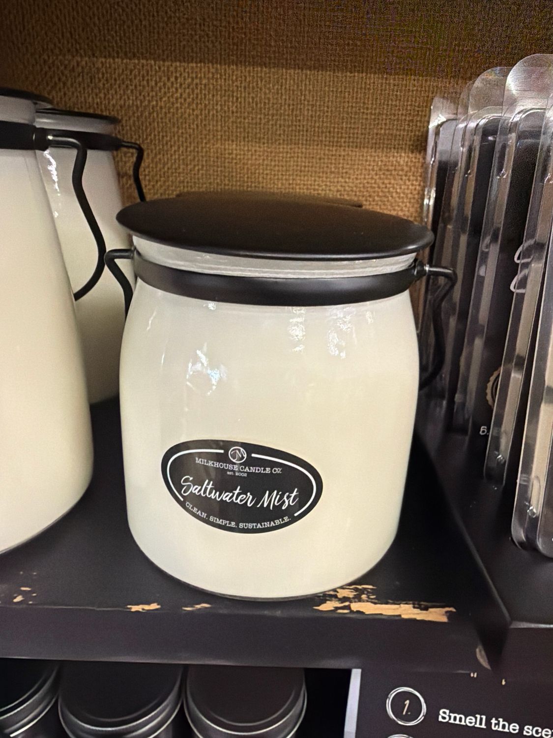 Milkhouse 16oz Creamery Jar - Saltwater Mist