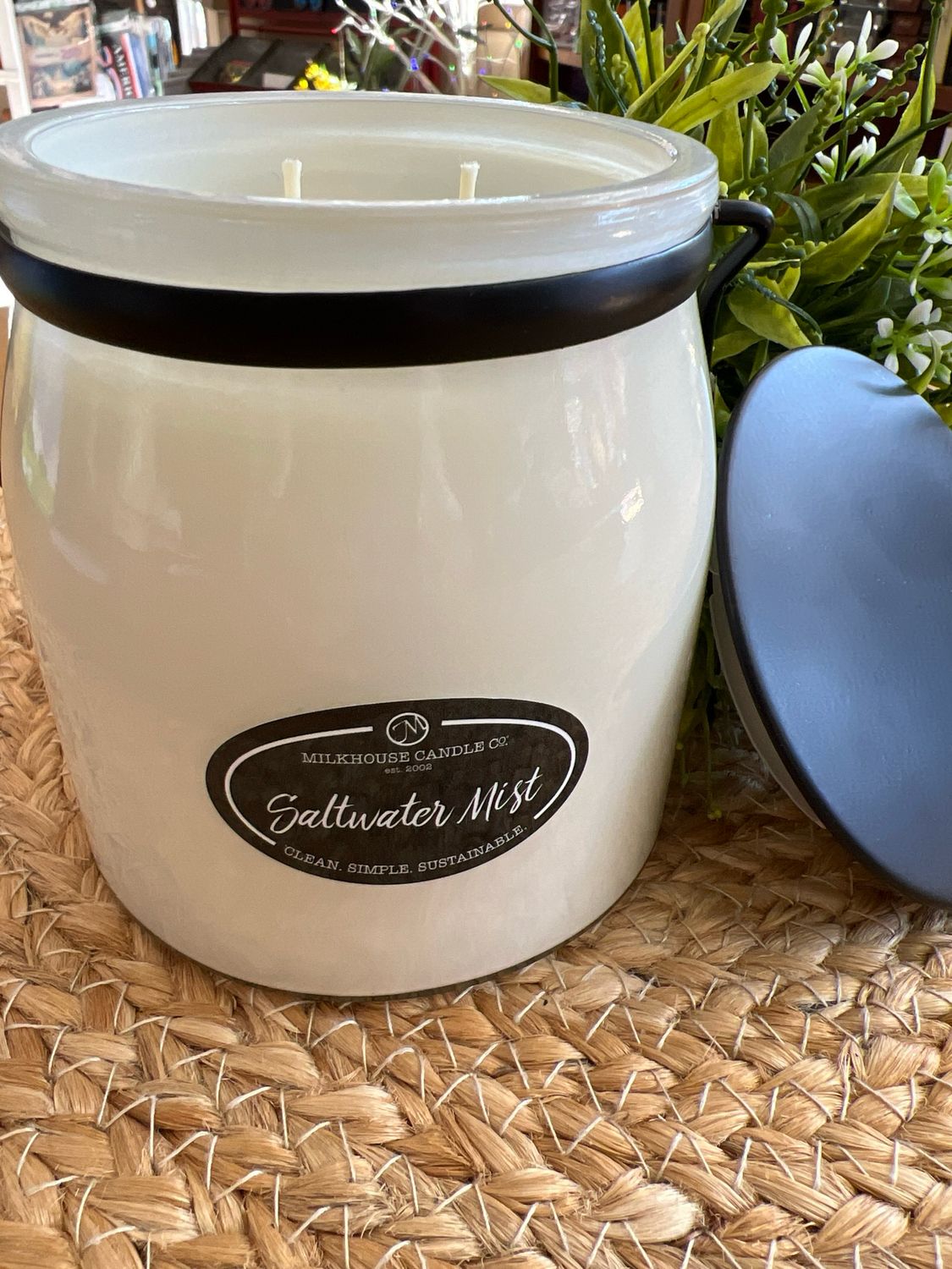 Milkhouse 16oz Creamery Jar - Saltwater Mist