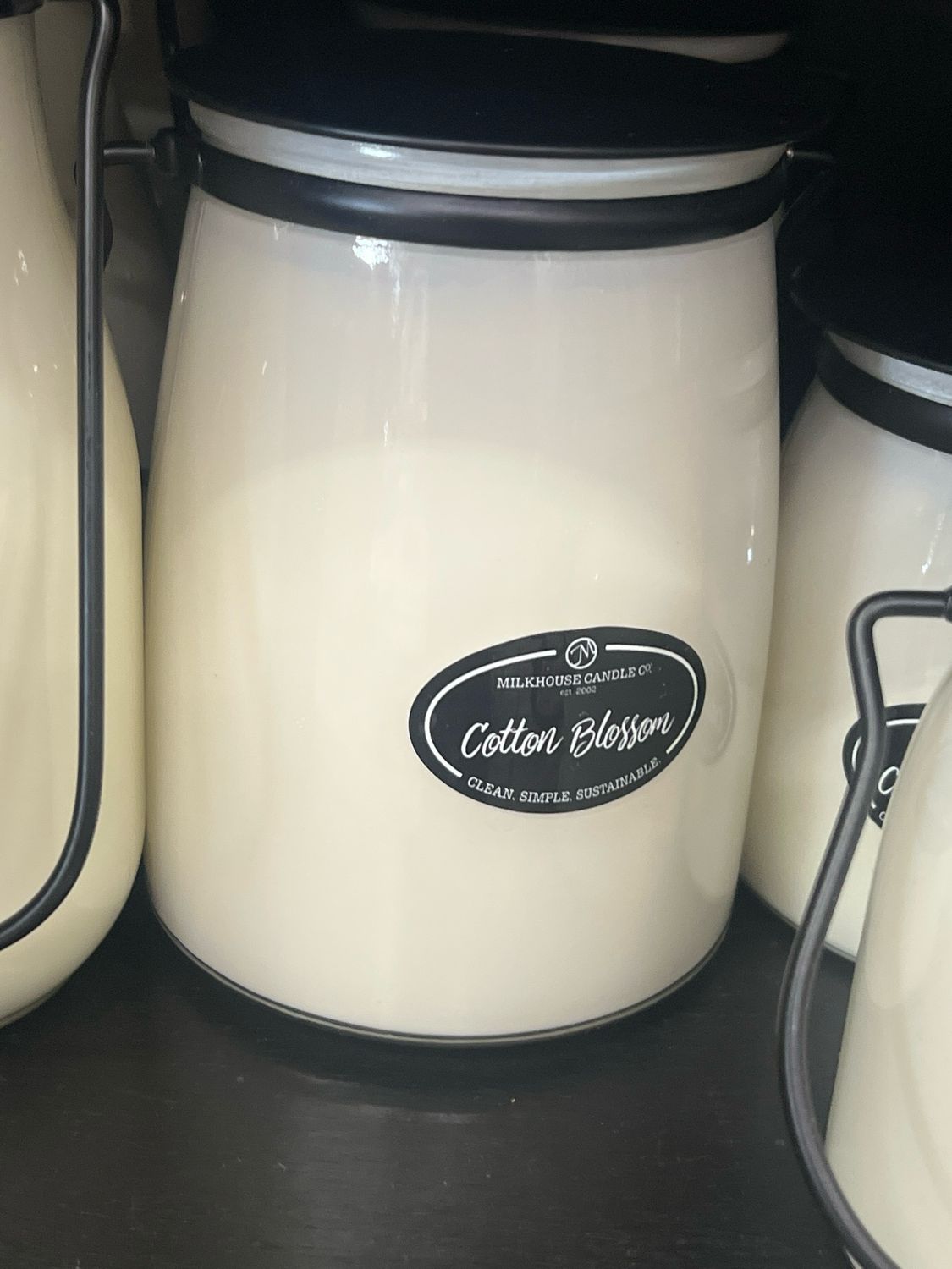Milkhouse 22oz Butter Jar - Cotton Blossom
