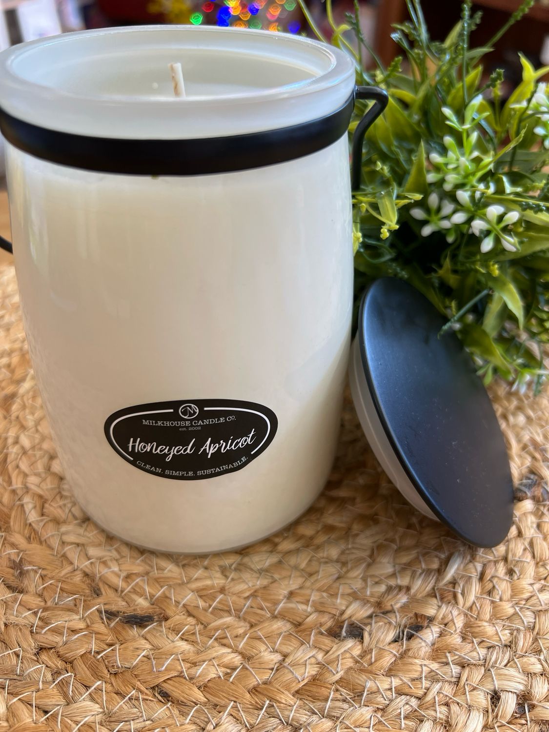 Milkhouse 22oz Creamery Jar - Honeyed Apricot
