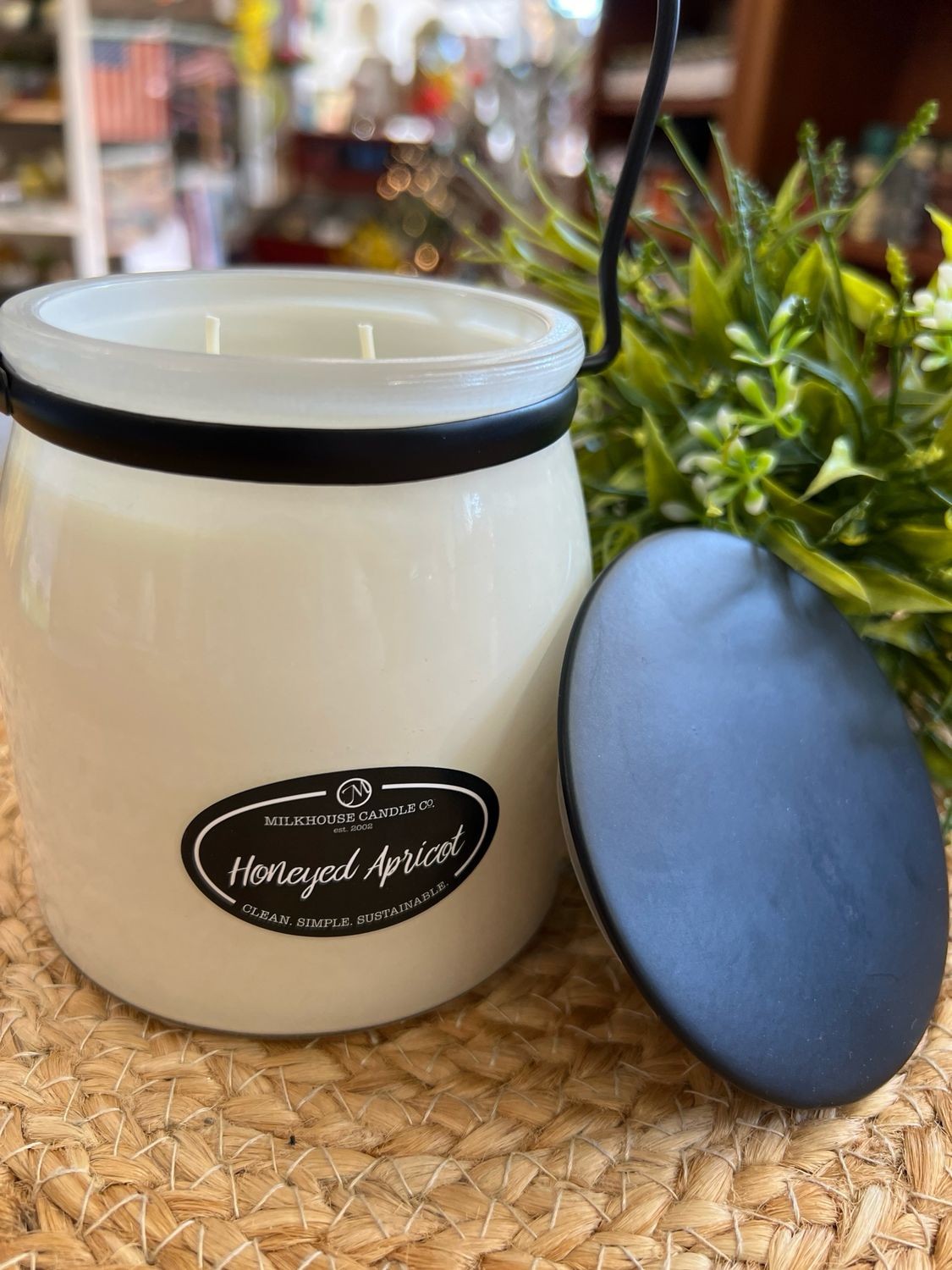 Milkhouse 16oz Creamery Jar - Honeyed Apricot