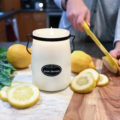 Milkhouse 22oz Creamery Jar -Lemon Macaroon