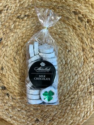 Abdallah 7.5oz Milk Chocolate Shamrocks Abdallah 7.5oz Milk Chocolate Shamrocks