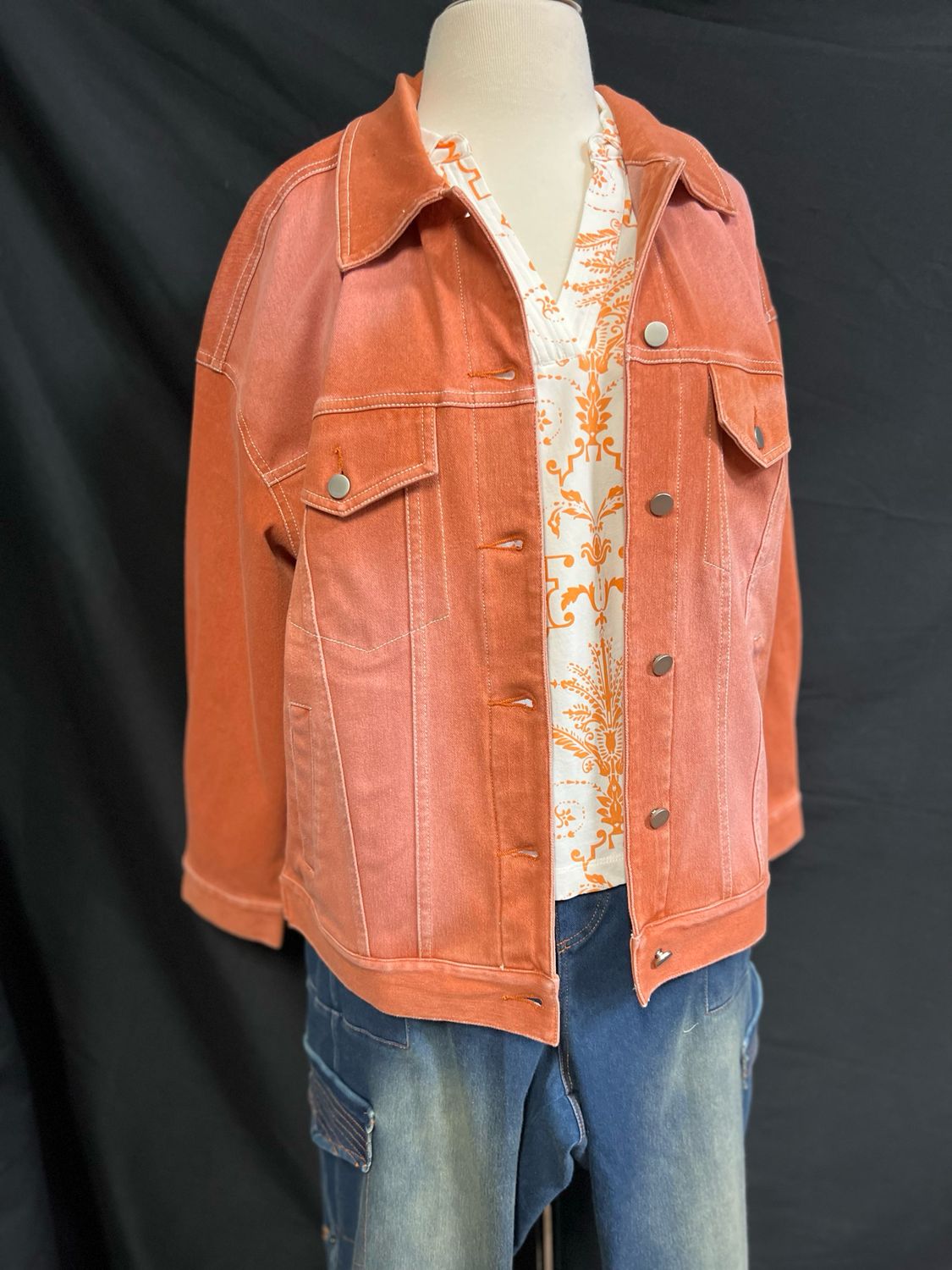 Wild Palms Washed Jean Jacket
