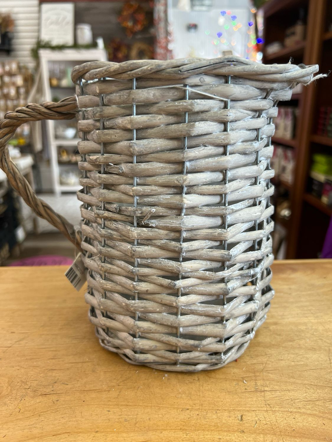 Grey Willow Pitcher Basket Grey Willow Pitcher Basket