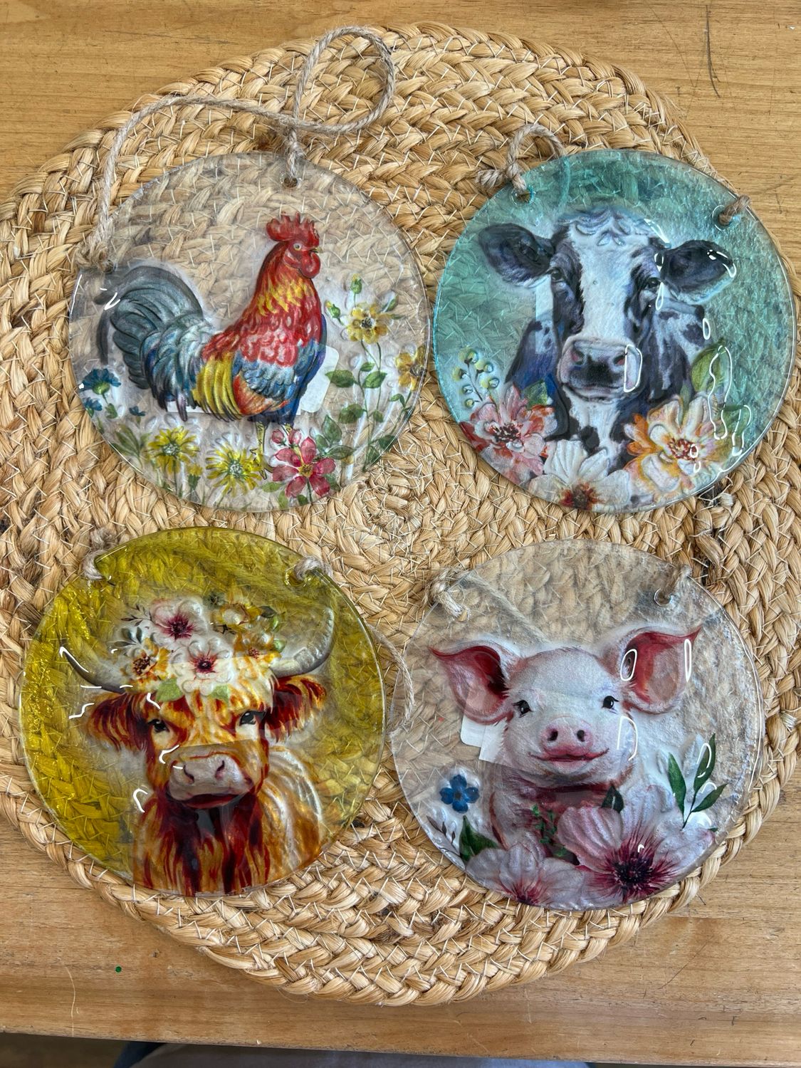 Farm Animal Suncatcher Farm Animal Suncatcher