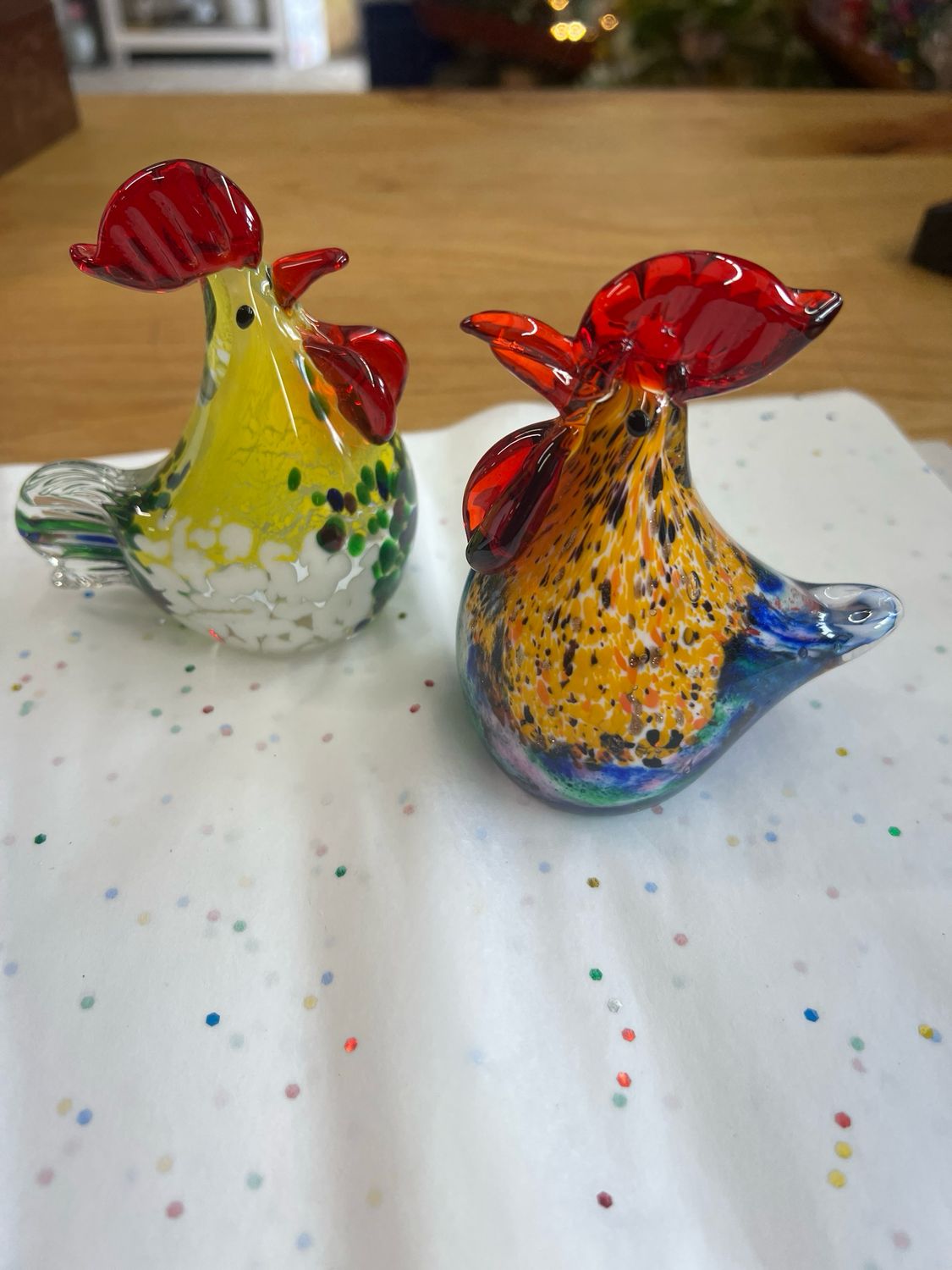 Blown Glass Rooster Blown Glass Rooster