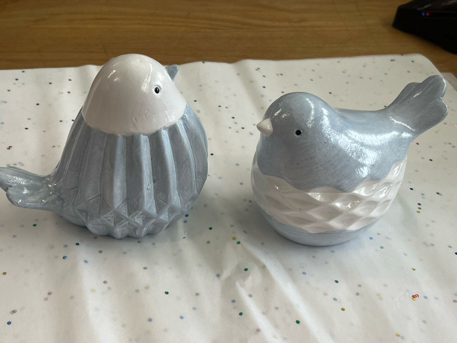 Blue & White Bird Figurine Blue & White Bird Figurine