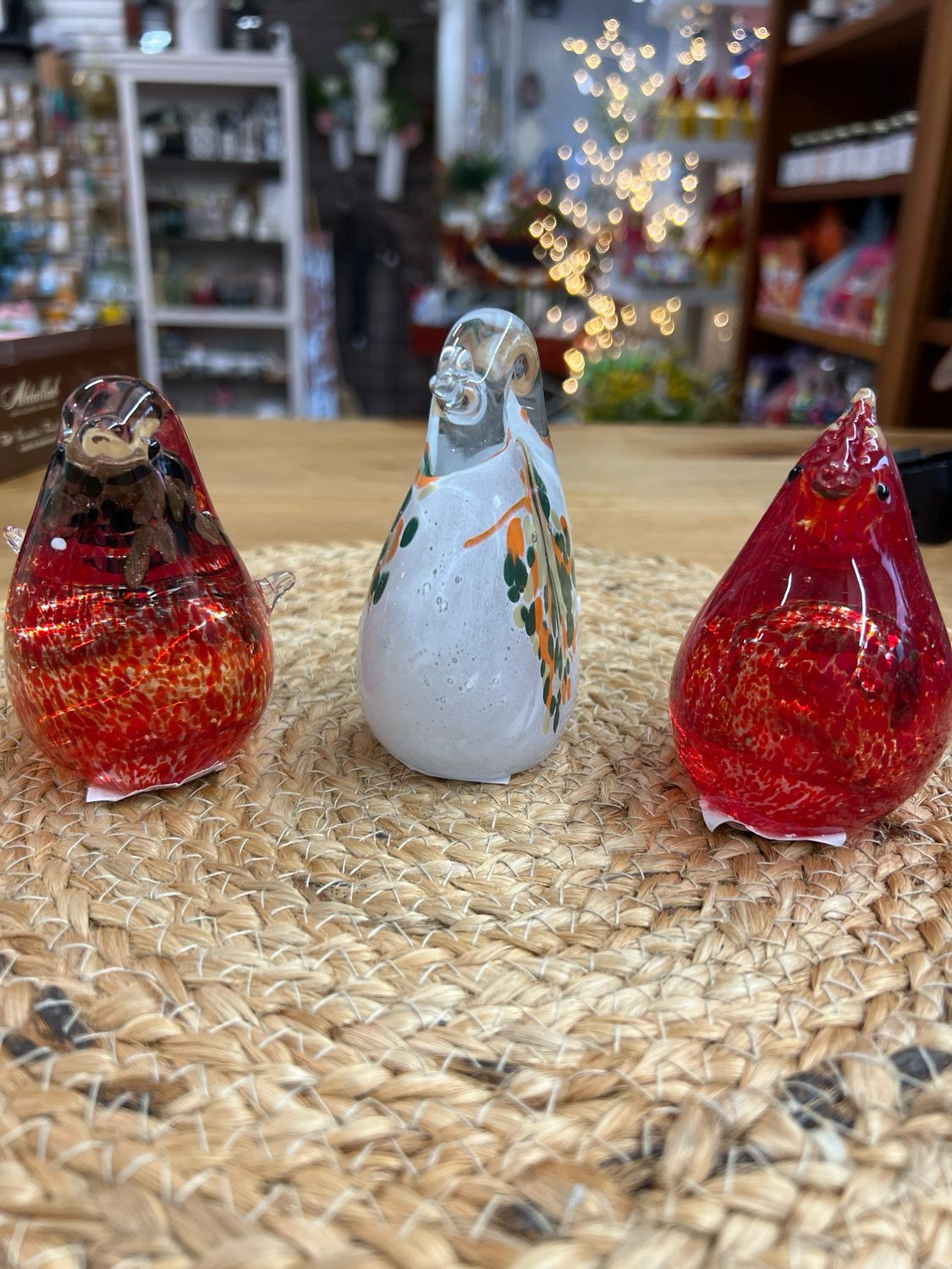 Blown Glass Bird Figurine Blown Glass Bird Figurine