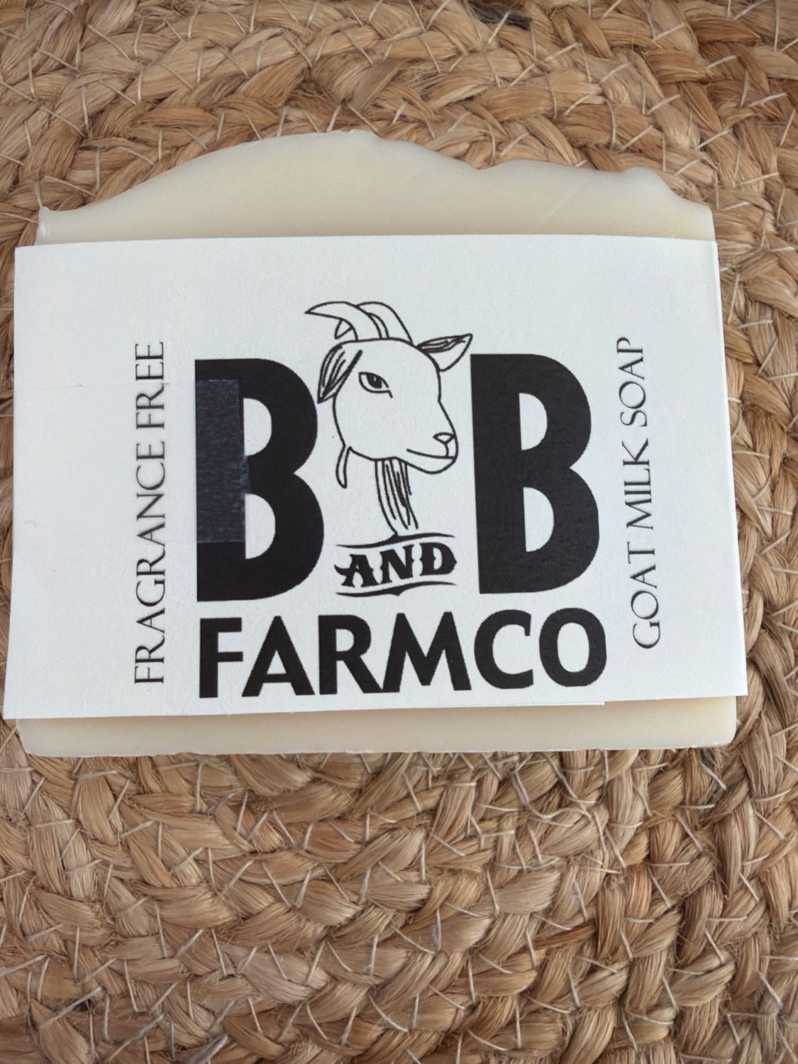 B&amp;B Goats Milk Soap - Fragrance Free