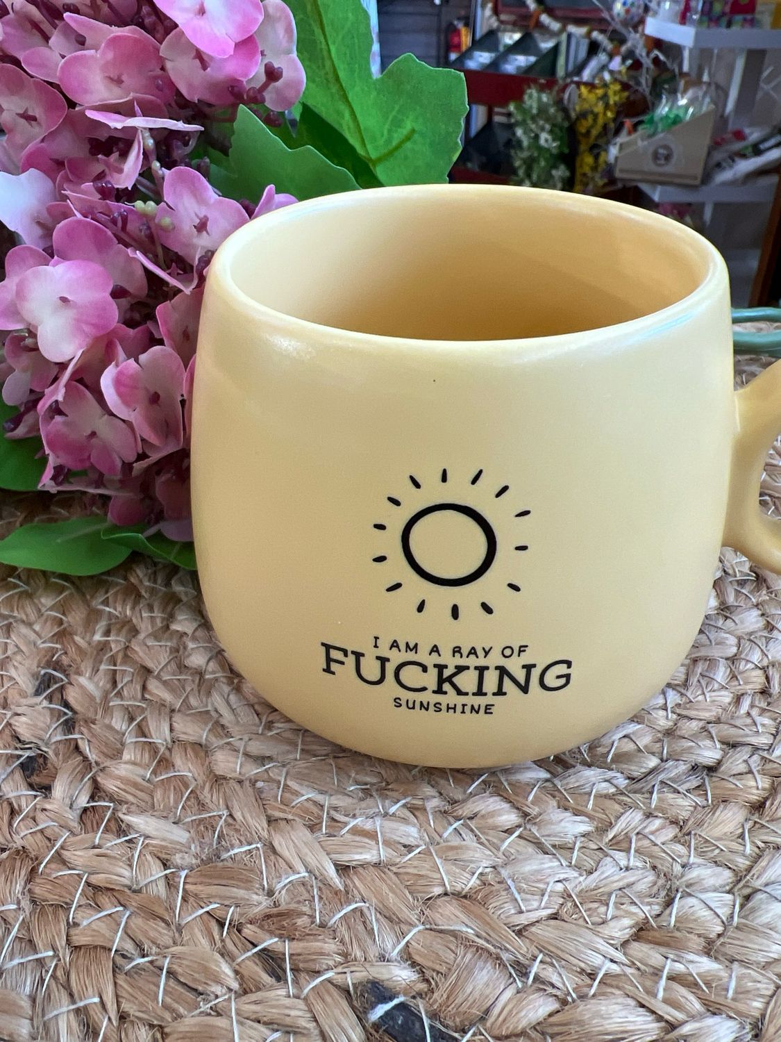 I'm a Ray of F***ing Sunshine Cappucino Mug