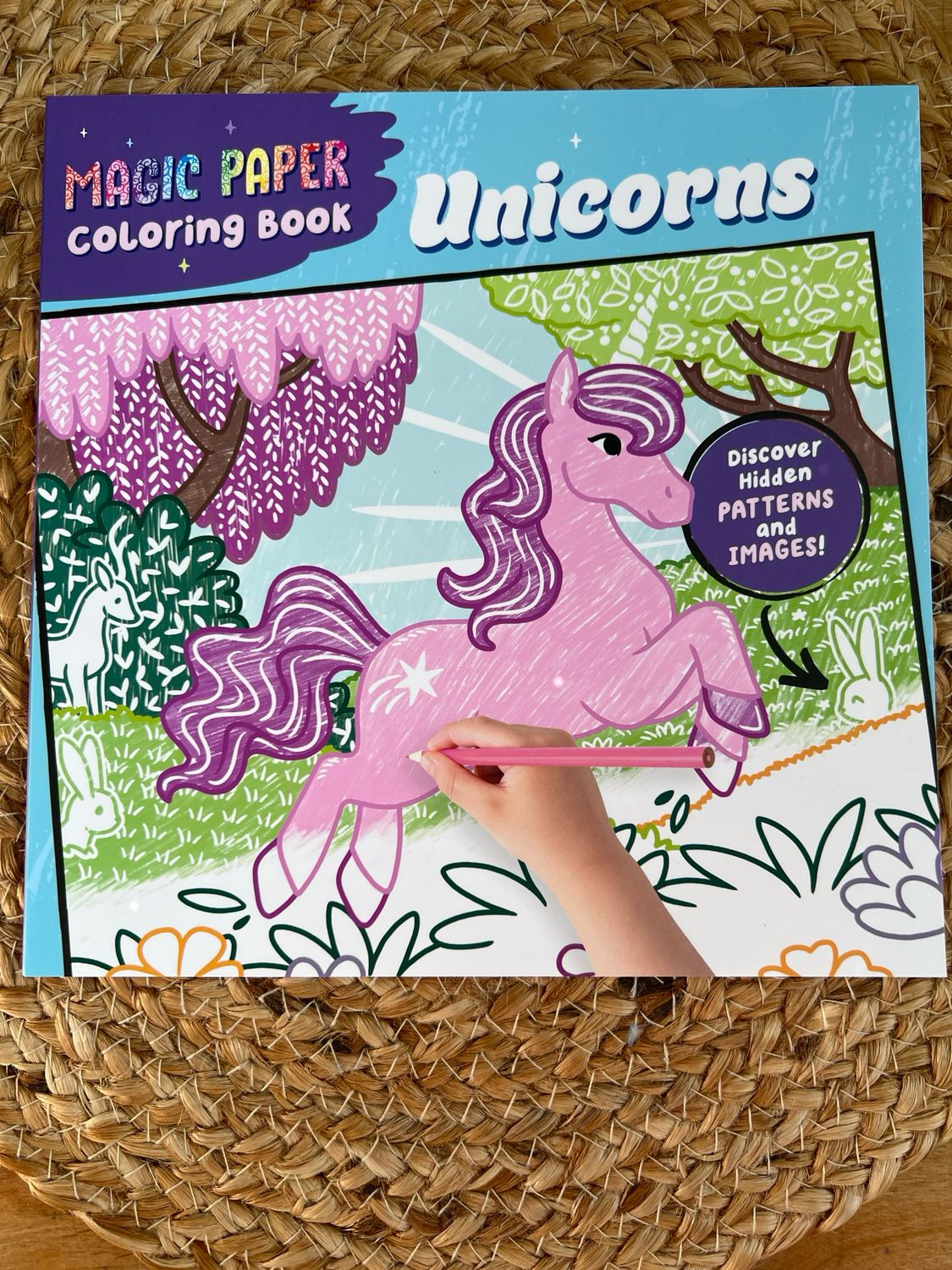 Magic Paper Unicorns Coloring Book