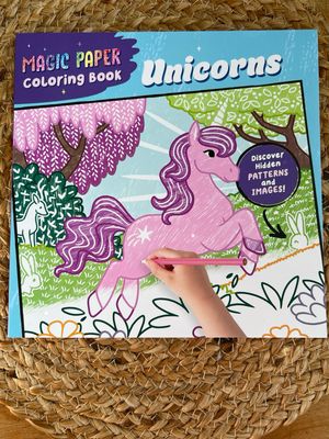 Magic Paper Unicorns Coloring Book