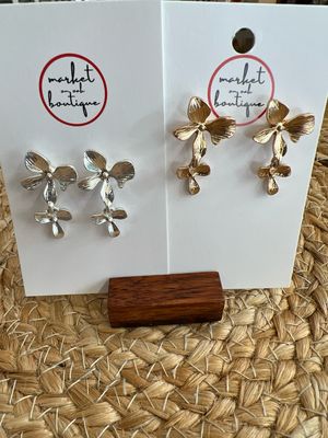 Floral Drop Earrings Floral Drop Earrings