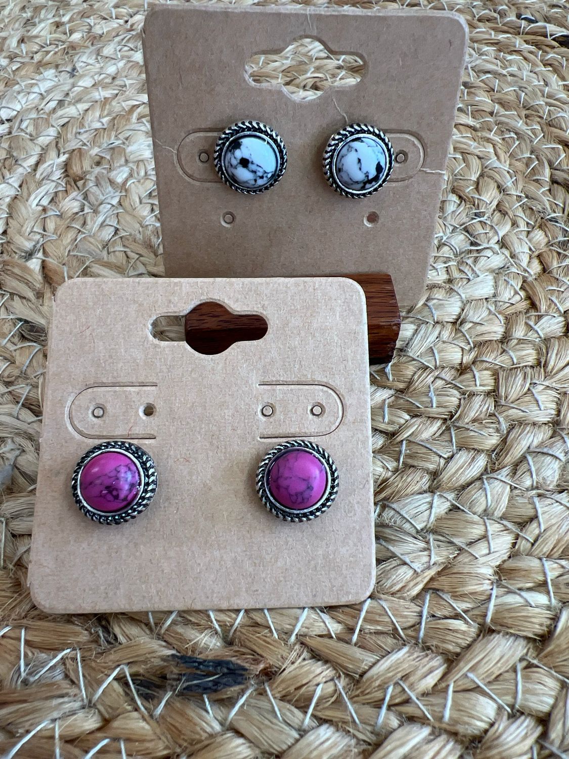Silver Wrap Stud Earrings Silver Wrap Stud Earrings