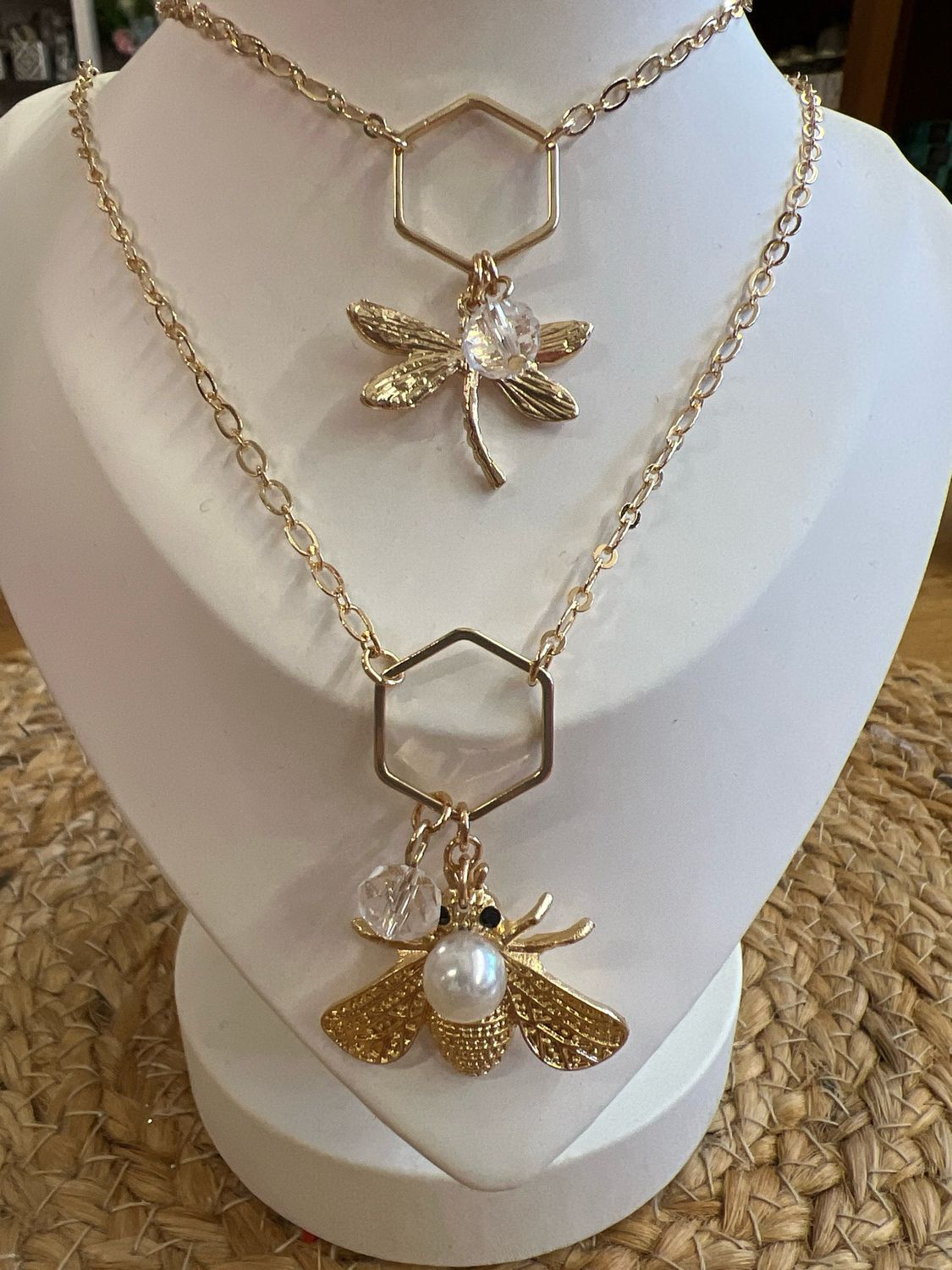 Golden Flutterby Necklace Golden Flutterby Necklace