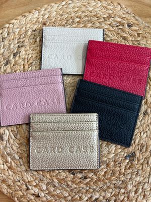 Vegan Leather Card Case Vegan Leather Card Case