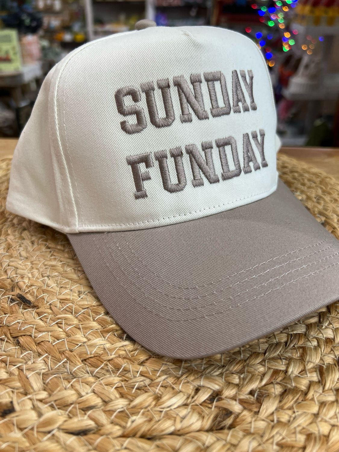 Embroidered Sunday Funday Hat