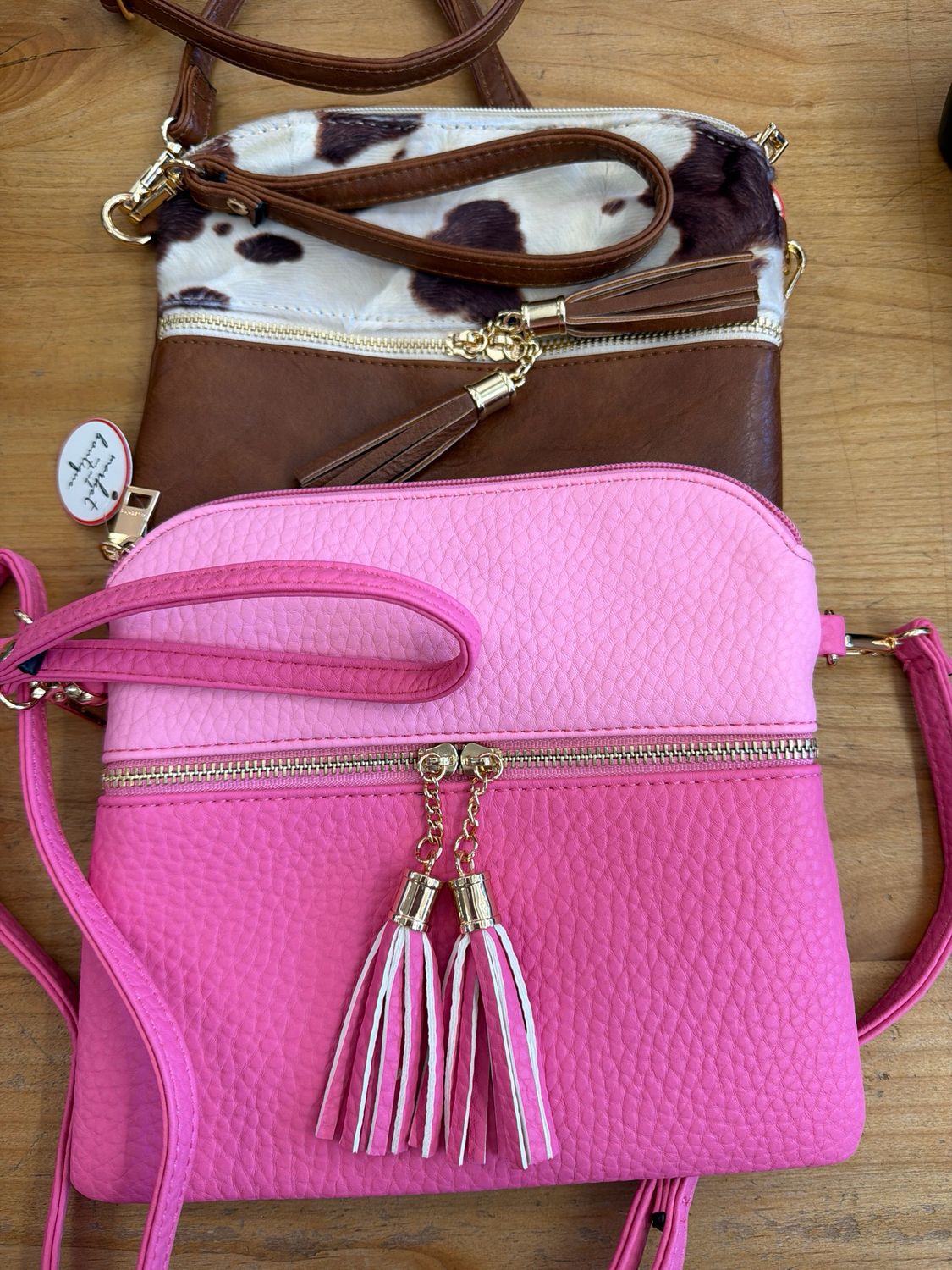 Jen &amp; Co Double Zip Crossbody