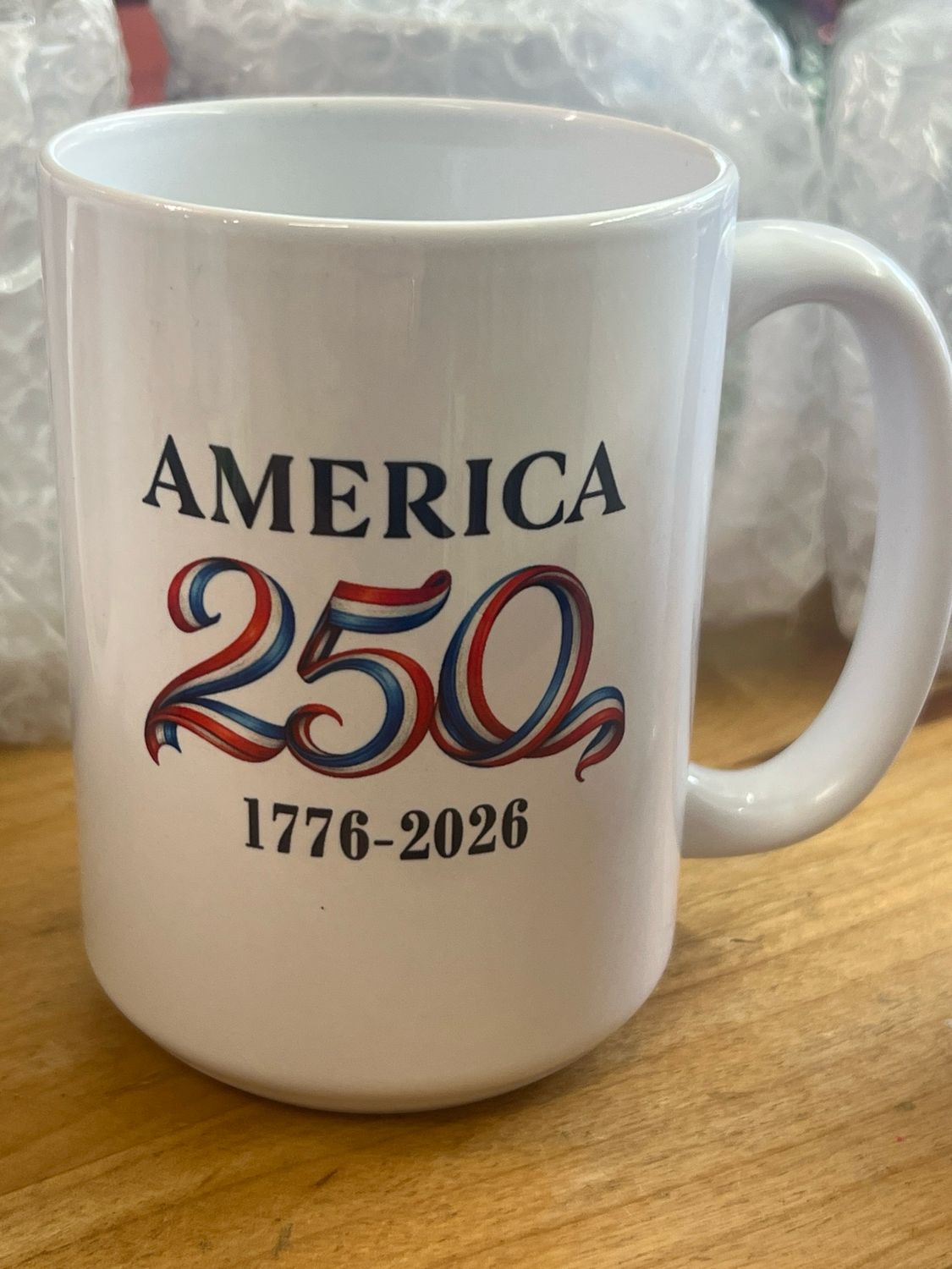 Patriotic USA 250th Anniversary Mug