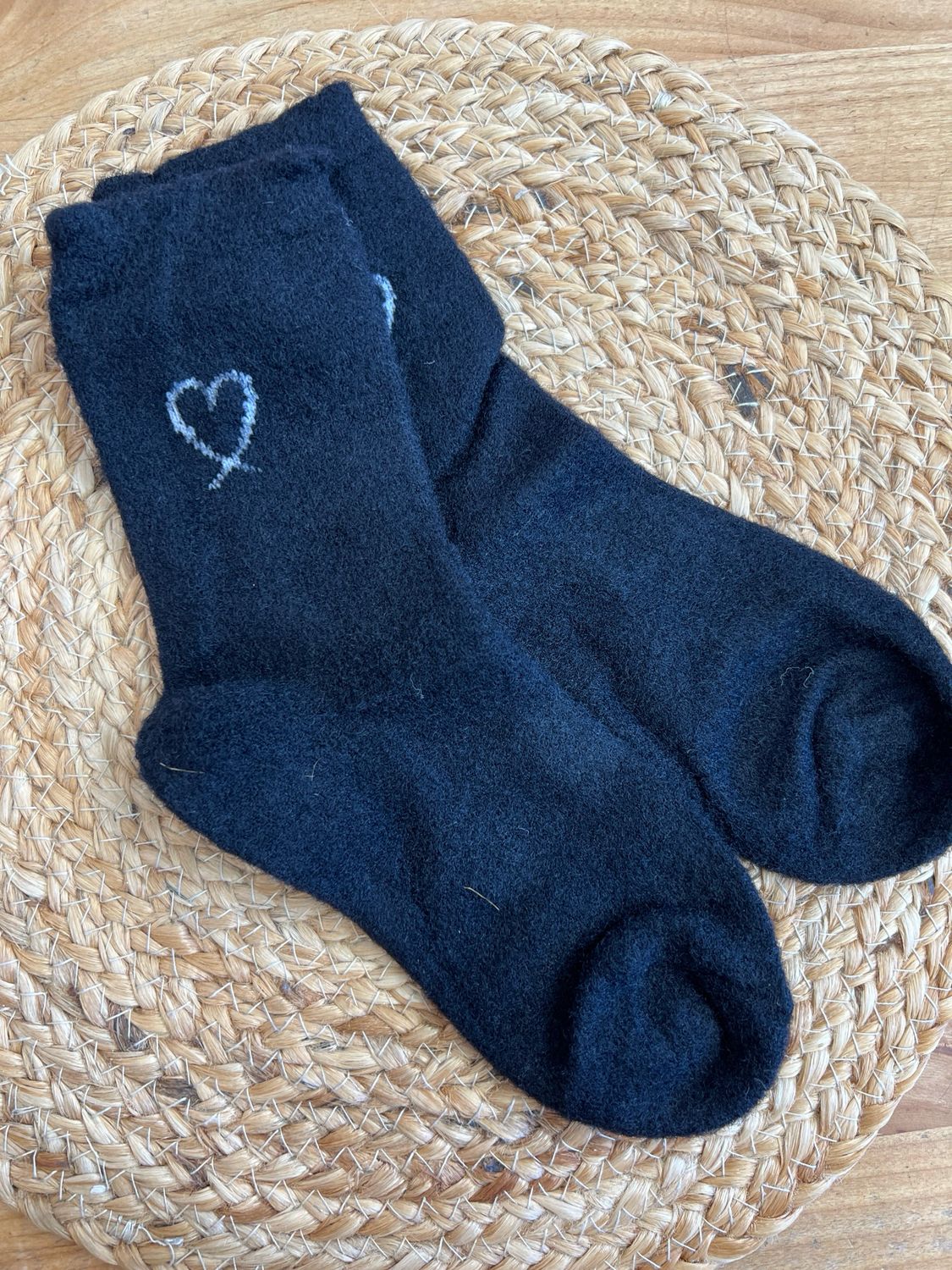 Heart Plush Women's Socks