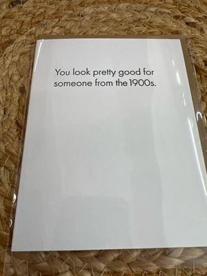 From the 1900's Birthday Card From the 1900's Birthday Card