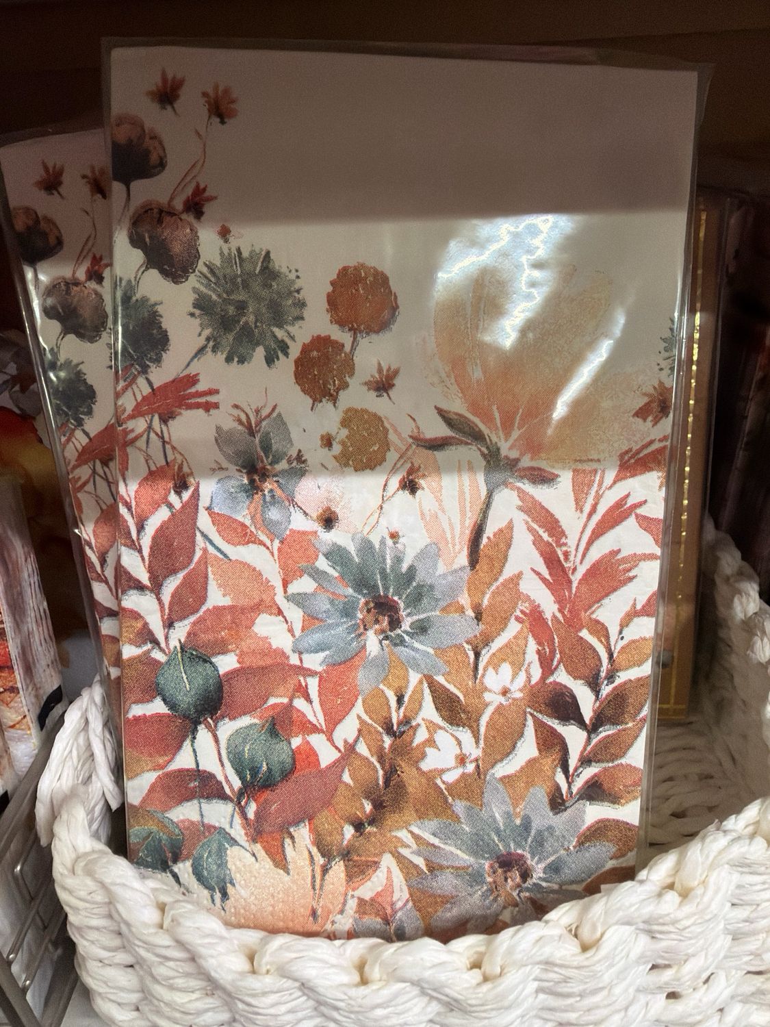 Boho Autumn Florals Napkins Boho Autumn Florals Napkins
