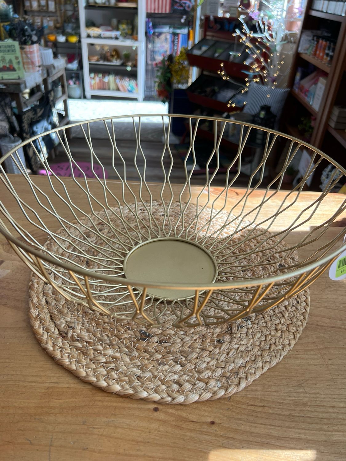 Modern Gold Geometric Bowl