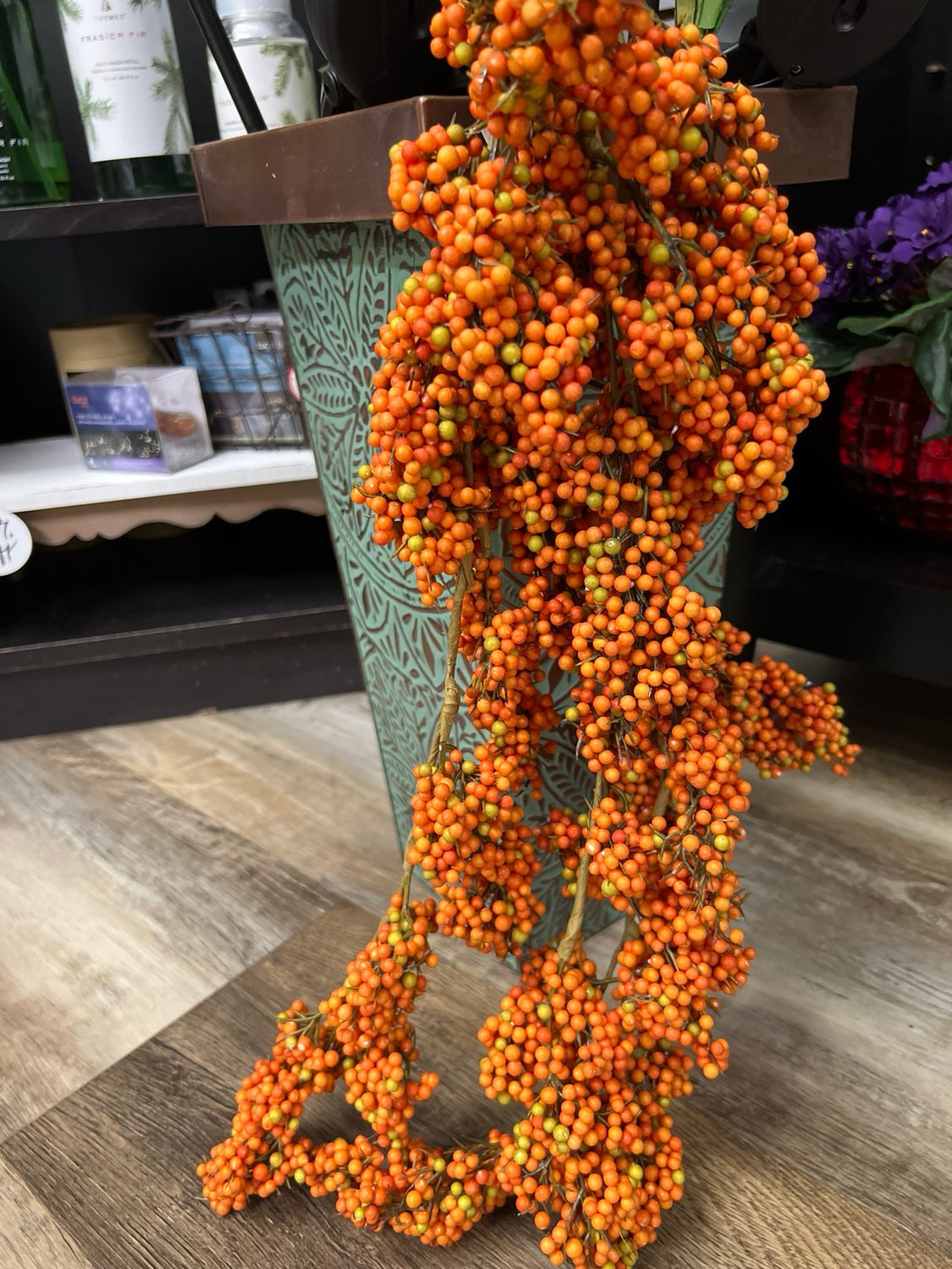 41" Hanging Berry Branch 41" Hanging Berry Branch