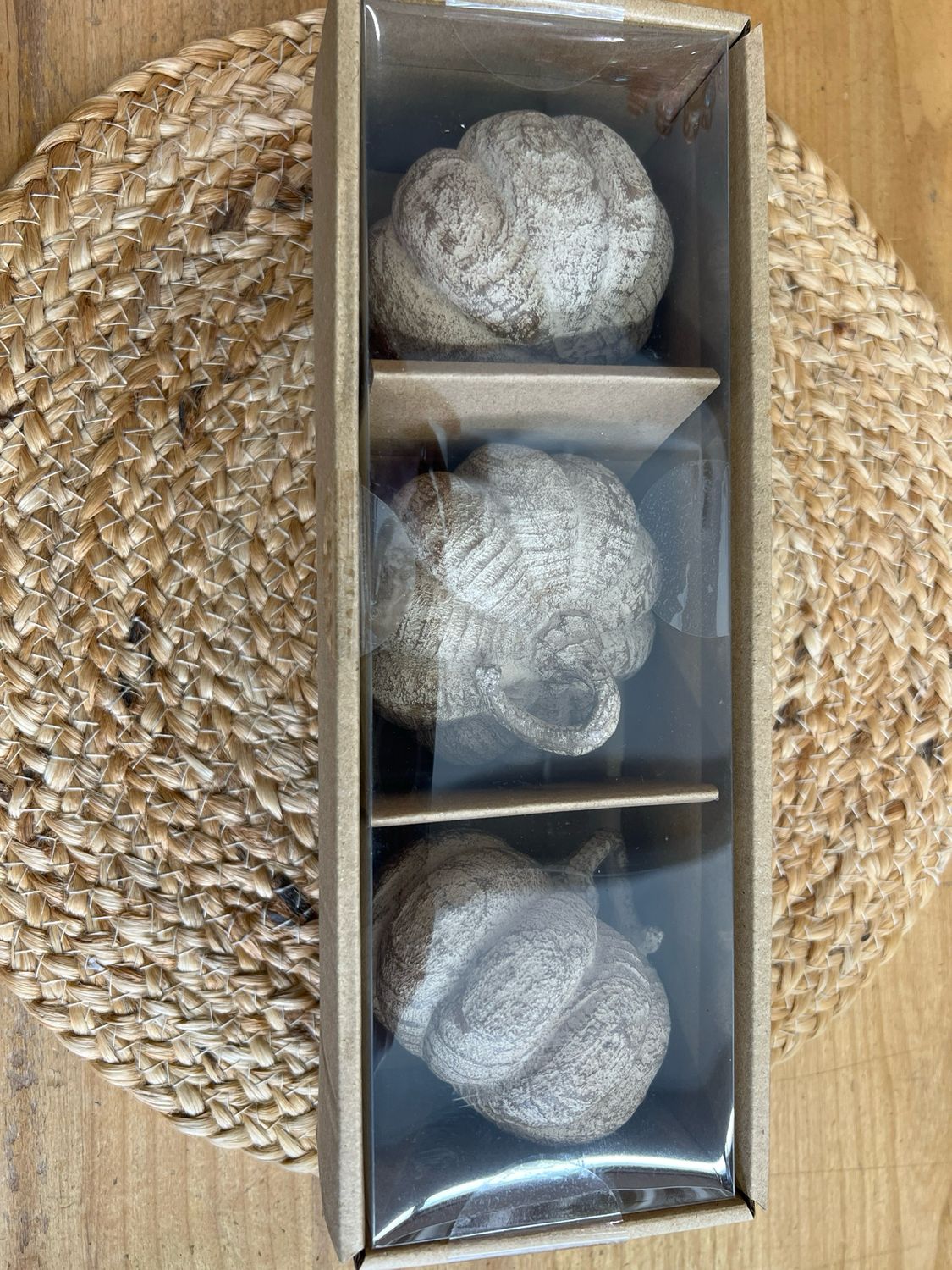Boxed Set of 3 Pumpkins Boxed Set of 3 Pumpkins